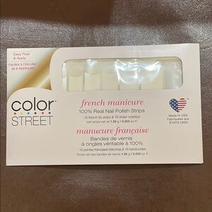 Color Street French Manicure Nail Strips - Classic White